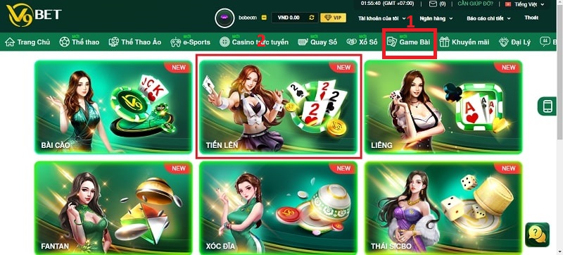 Cách chơi tiến lên V9bet như thế nào