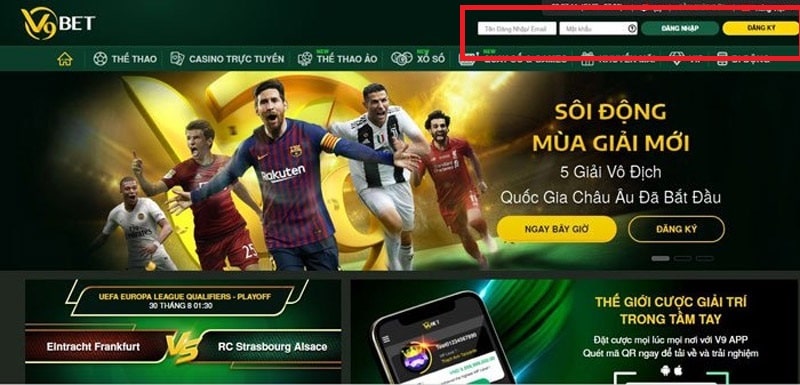 Cách chơi kèo tỷ số chính xác tại V9bet